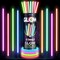 200 Pcs 8" Glowsticks, Bracelets Necklaces, Glow in the Dark Party Favors, Birthday ,Easter, Christmas, Halloween Supplies Pack, Football Party Supplies
